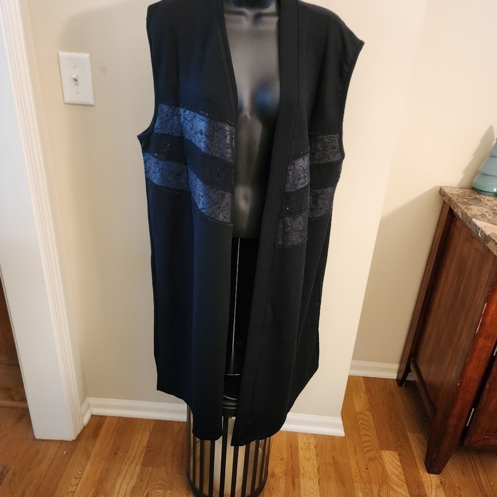 V2 - Wear On Collection Open Cardigan Vest XL